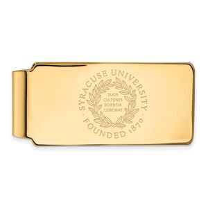 10k Yellow Gold Syracuse U Crest Money Clip